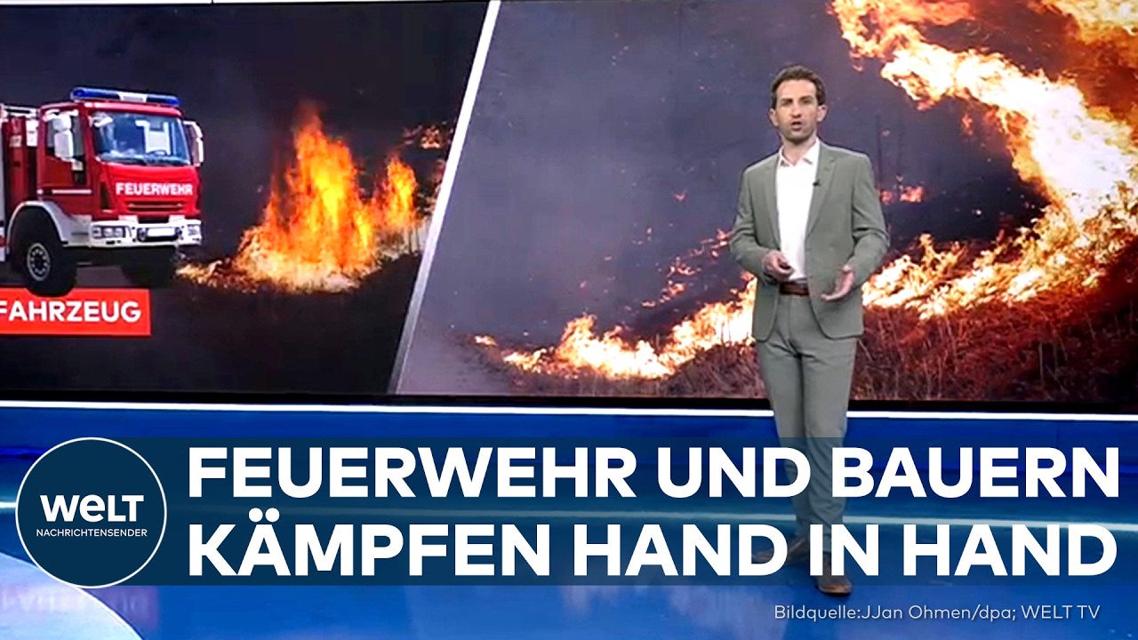 WALDBRAND IN SCHRAMBERG: Reibungslose Rettung! So unterstützen Bauern die Feuerwehr!