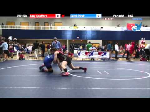 WM 67 KG Amy Spafford (Lindenwood) vs Demi Strub (OKCU)