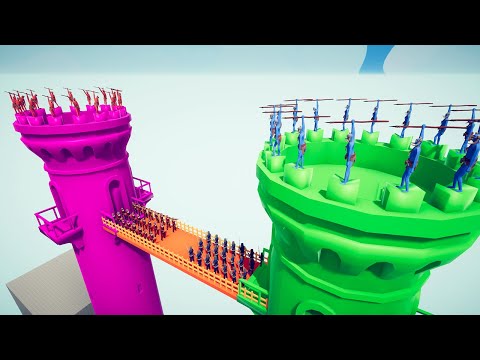 Winning The Color Tower Takeover Tournament | Totally Accurate Battle Simulator TABS