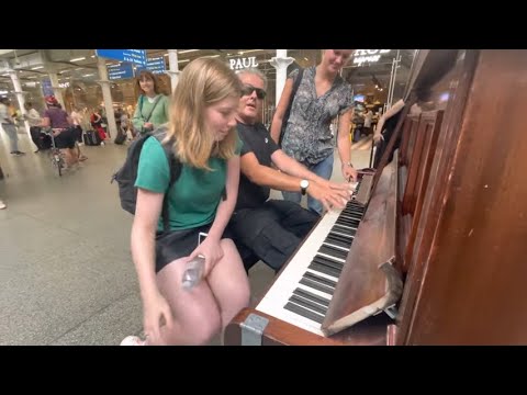 Girls Turn Up And Demand Free Piano Lesson
