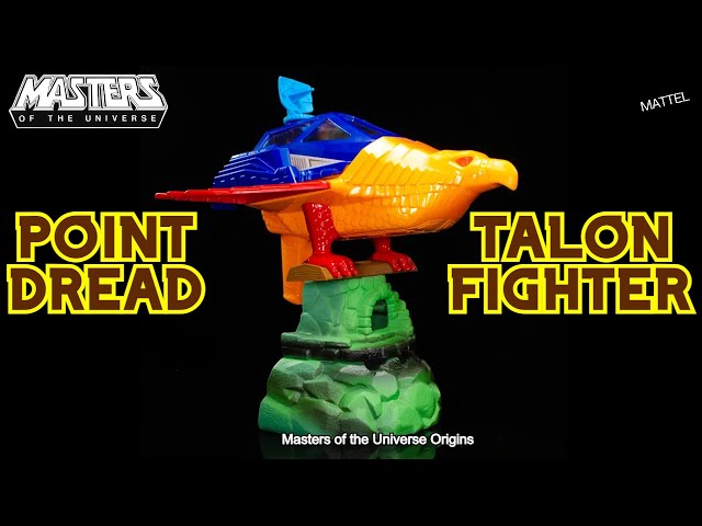 Vídeo relacionado con Masters del Universo MOTU Talon Fighter y Point Dread Nave espacial para figuras de acción con base de aterrizaje, juguete +6 años (Mattel HKM63)