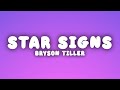 Bryson Tiller Star Signs Lyrics