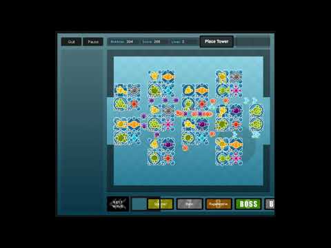 Game Over: Bubble Tanks TD (Flash)