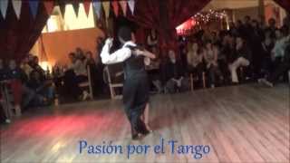 VERONICA VAZQUEZ y ALEJANDRO BERON Bailando la Milonga LA MULATEADA en GNC La Practica de Tango