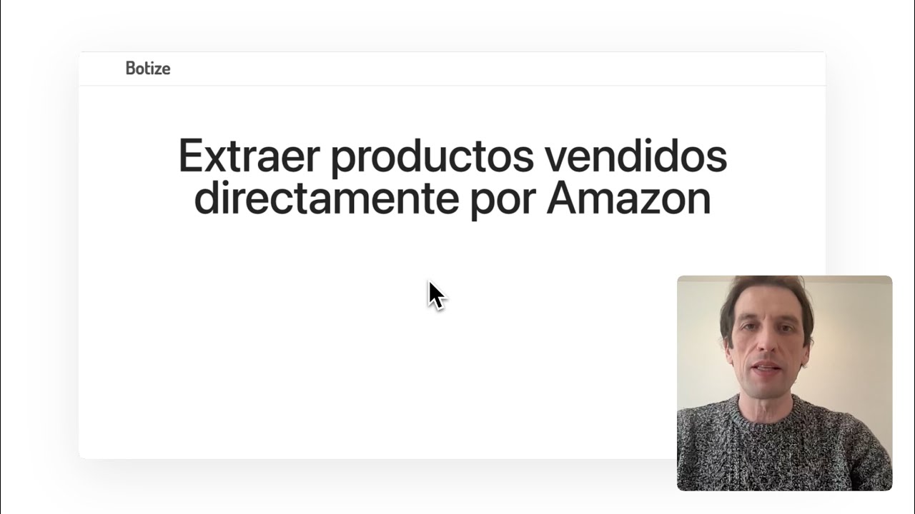 Extraer productos vendidos directamente por Amazon