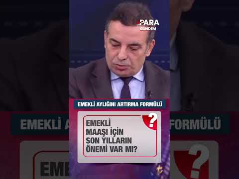 Does the last few years matter for retirement pensions? Faruk Erdem explains. #shorts #retirement