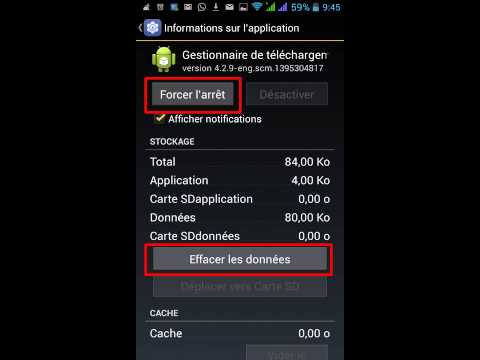 comment reparer android