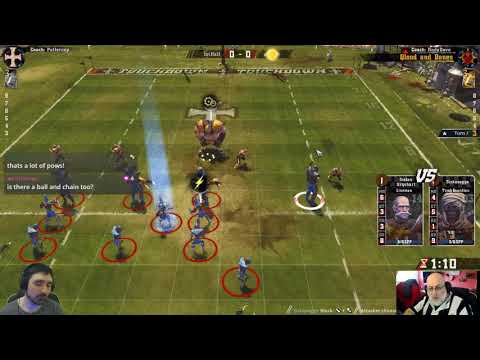 AndyDavo Warhammer Blood Bowl 2 Khemri CCL- Match 1: Humans