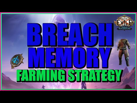 [POE 3.22] Breach Memories! The Fastest Way To Make Grasping Mails! Grab Rings and Print Divines!