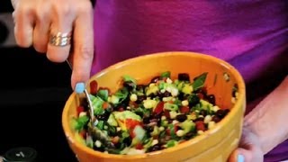 Corn, Avocado & Red Pepper Salad : Avocado Recipes