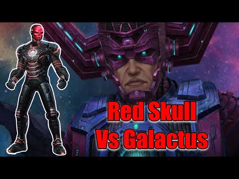 Red Skull vs Galactus! Giant Boss Raid! (Marvel Future Fight)