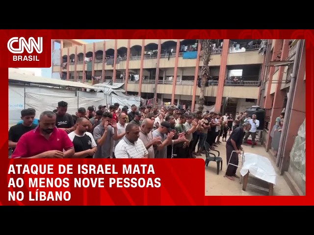 Ataques israelenses matam ao menos 10 pessoas em Gaza e no Líbano | LIVE CNN