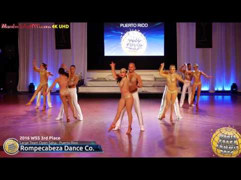 WSS16 Professional Large Team Open Salsa 3rd Place Rompecabeza Dance Co