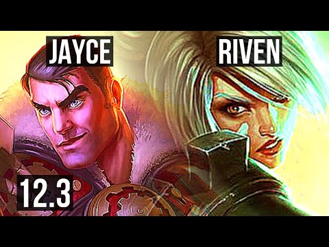 JAYCE vs RIVEN (TOP) | 10 solo kills, 300+ games | EUW Master | 12.3