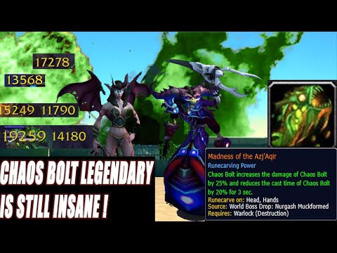 Chaos Bolt Legendary is Still Broken! - Destruction Warlock 210 iLvl Ranked Arenas - Shadowlands PvP