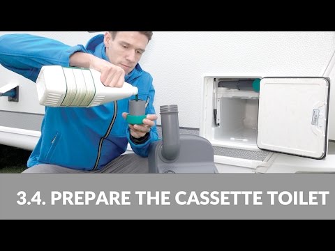3.4. Prepare the cassette toilet