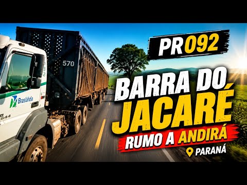 EP178/26 #PR092 BARRA DO JACARÉ RUMO A ANDIRÁ PARANÁ 
