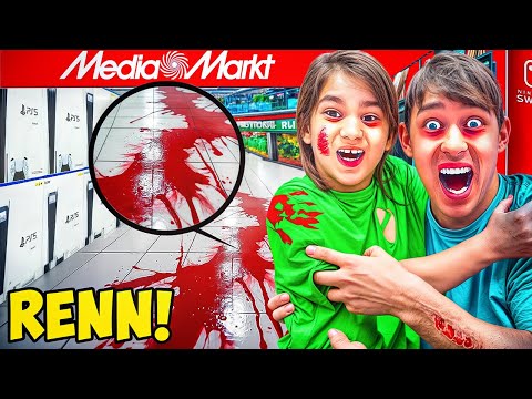 If you see blood in the cursed Media Markt, run away! 😱