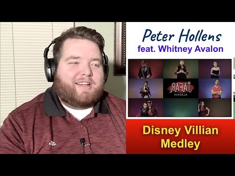 Peter Hollens feat  Whitney Avalon | Disney Villain Medley | Jerod M Reaction