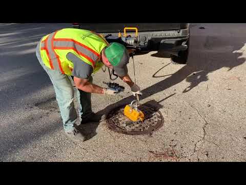 Hitch Mounted PowerArm Electric Winch and Magnet Combo!