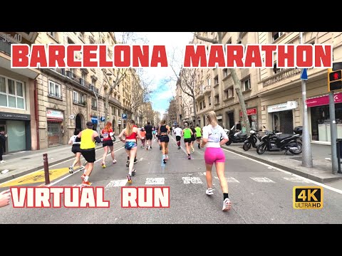 Virtual Run | Marathon Barcelona 2025 | Treadmill Workout #070