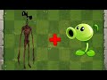 Siren Head + Peashooter Fusion - Plants vs Zombies Animation