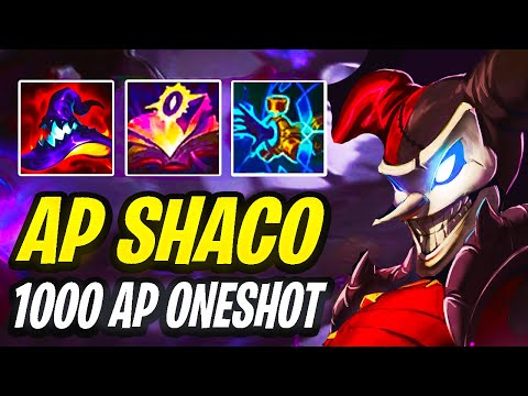 1000+ AP SHACO ONESHOT (I swear it's not even clickbait LOL) | Challenger AP Shaco
