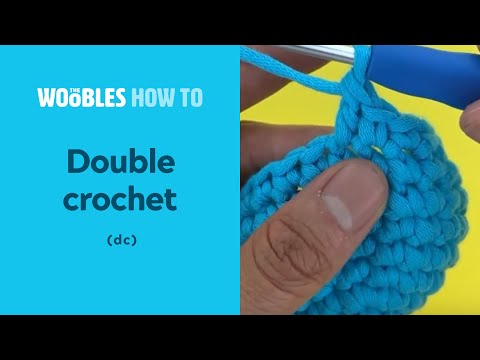 How to do a double crochet stitch (dc) - step-by-step tutorial