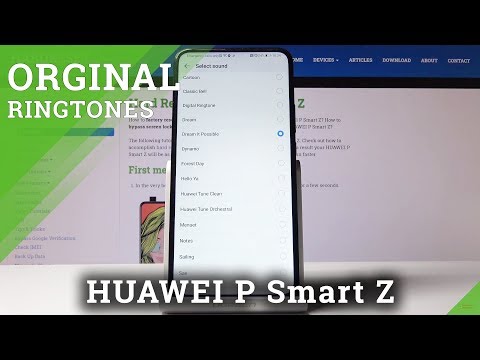 How to Change Ringtone in HUAWEI P Smart Z – Ringtone List
