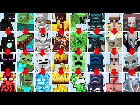 MINECRAFT MUTANT to BOSS to TITAN to GOD TOURNAMENT | Minecraft Mob Battle