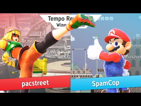 Tempo Revival 44 - pacstreet (Min Min) - Vs. SpamCop (Mario) - Winners Finals - Smash Ultimate