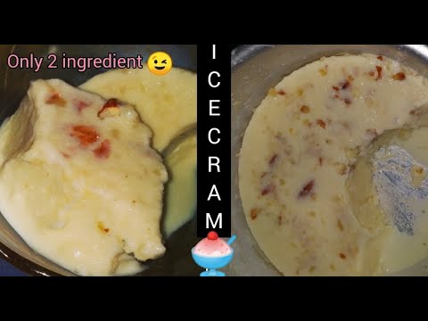 #kulfi #icecream  Icecream at home with only 2 ingredients😉😋