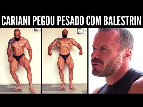 CARIANI AVALIANDO O SHAPE DO BALESTRIN NA ÚLTIMA VEZ QUE COMPETIU