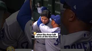 The potential pump-up speech to Shohei before he went deep ????