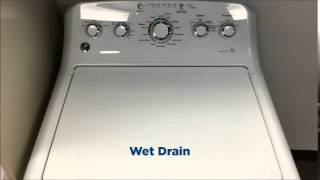 GTW460 washer sounds - wet drain