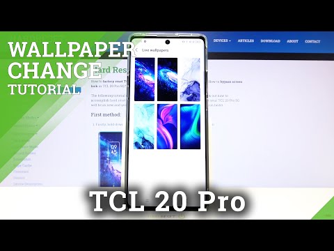 How to Change Lock Screen Wallpaper on TCL 20 Pro 5G?