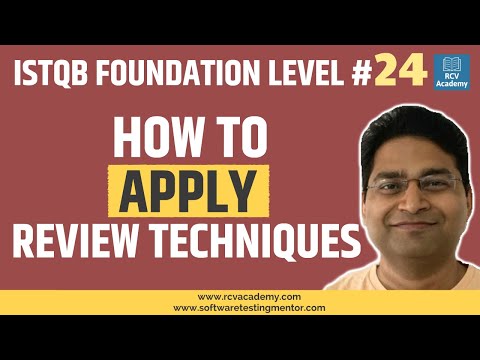 ISTQB Foundation Level 24 Applying Review Techniques