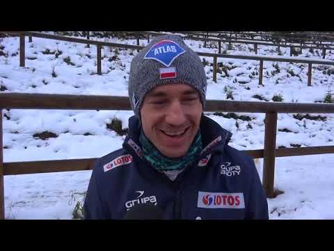 Kamil Stoch po piątkowych skokach w Titisee-Neustadt [08.12.2017]