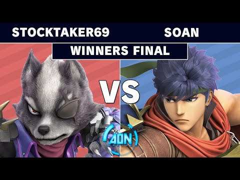 AON 43 - Stocktaker69 (Wolf) Vs. Soan (Ike) Winners Finals - Smash Ultimate