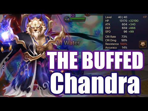 【Summoners War | Curry's RTA】THE BUFFED Chandra, he gots new power, is he still weak???