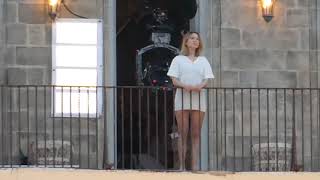 James Bond - No Time To Die: Léa Seydoux shooting a balcony scene in Matera, Italy (compilation)