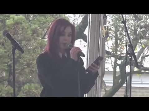 Priscilla Presley at Lisa Marie’s Memorial - the old soul 💜