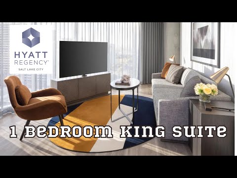 Salt Lake City Hyatt Regency 1 Bedroom King Suite View Room Tour