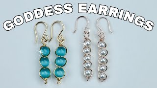 Easy Goddess Earrings Anyone Can Make
