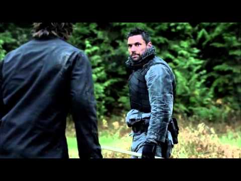 Slade Wilson Training Oliver Queen- Arrow Episode 14