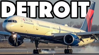 Michigan's BUSIEST Airport - Incredible Plane Spotting in Detroit (DTW/KDTW)