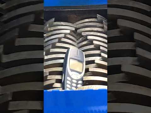 Nokia 3310 vs Shredder Machine #shorts  #shredding #shredder