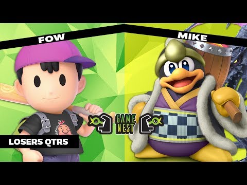 Game Nest Smash It Up: FOW (Ness) vs Mike (King Dedede) - Losers Qtrs