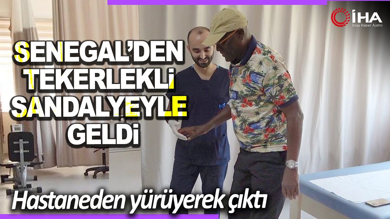 Tekerlekli Sandalye İle Geldiği Hastaneden Yürüyerek Çıktı