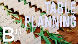 DIY Wedding: How To Create A Table Plan
